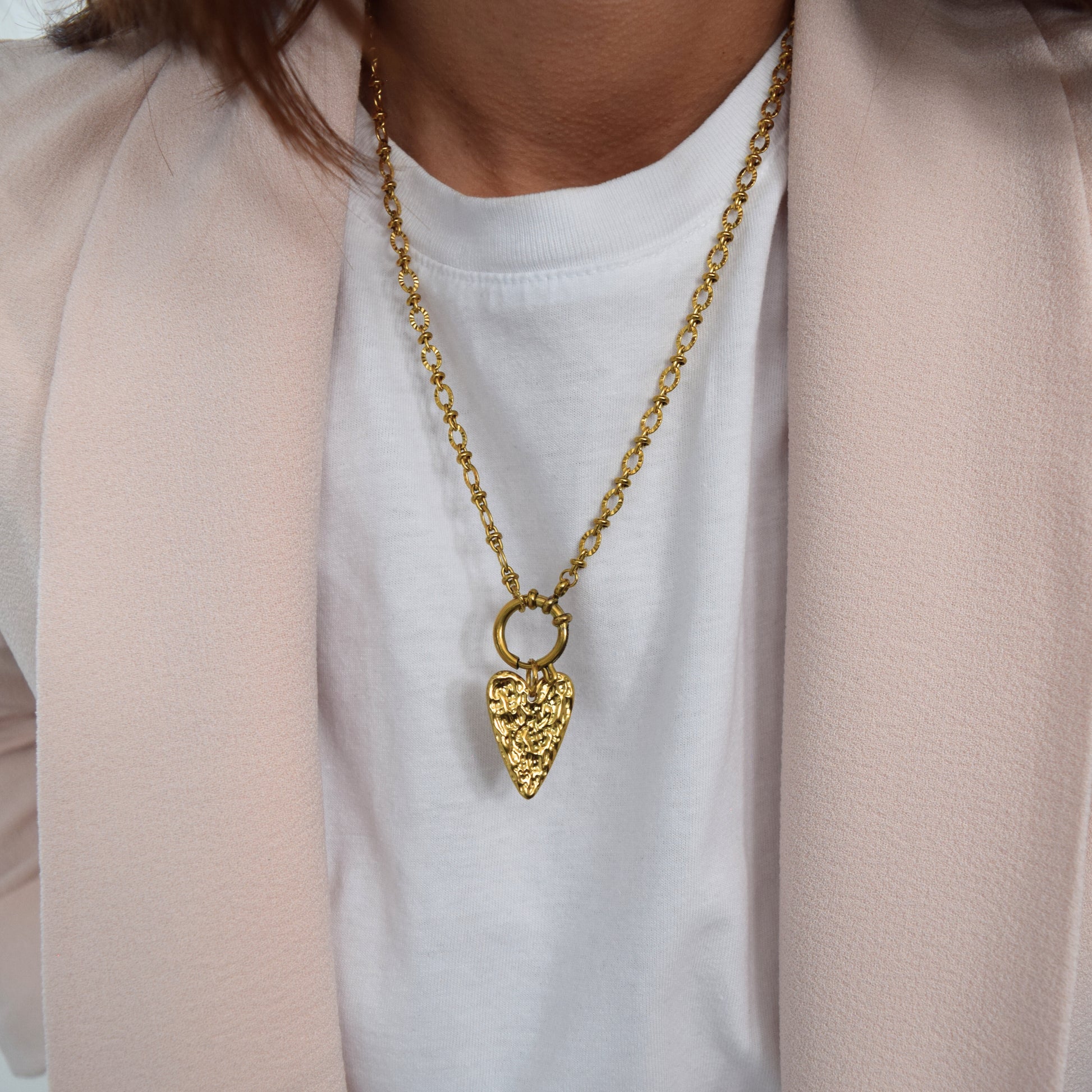 Collier modulable avec pendentif amovible