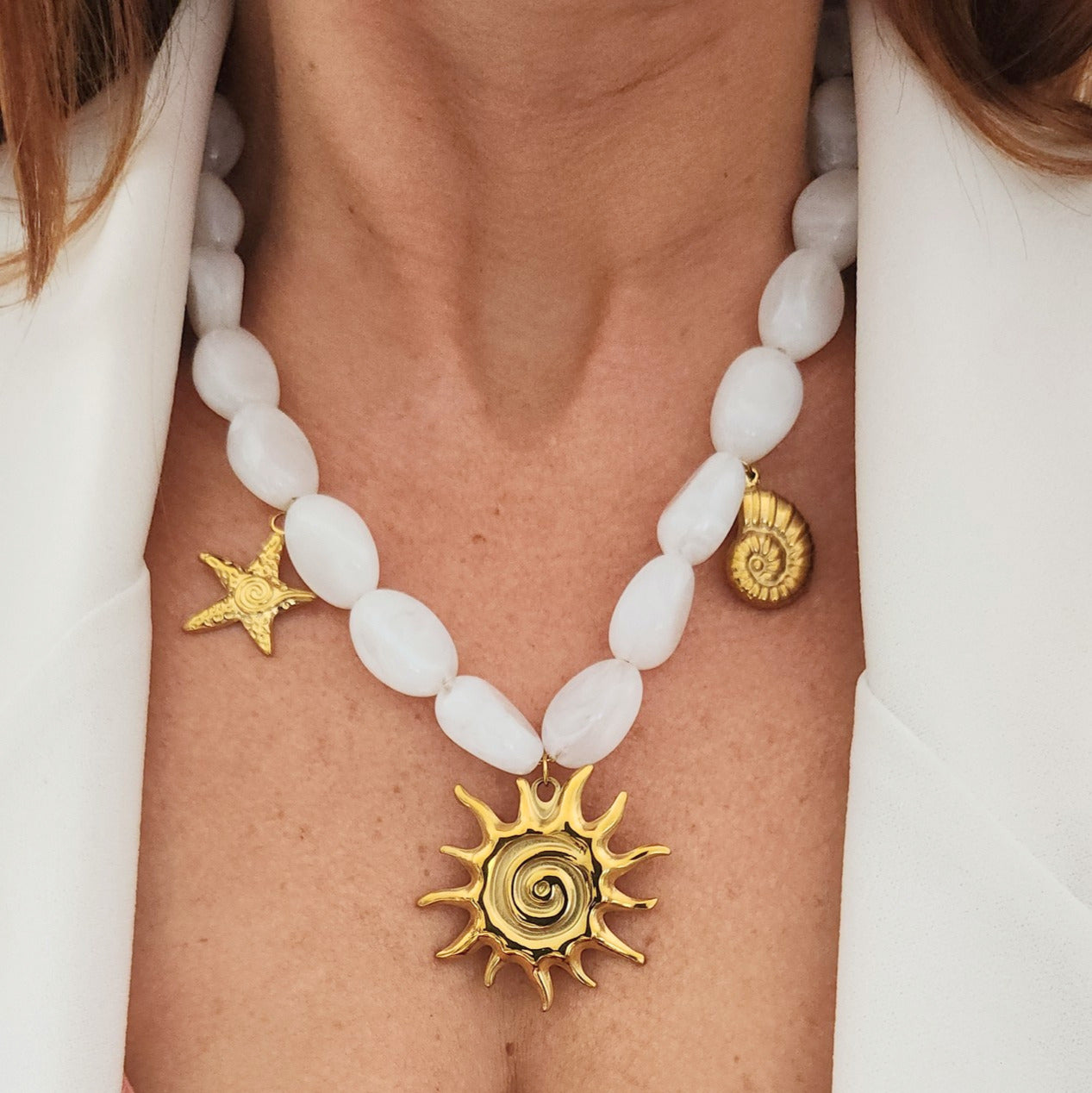 collier bohème chic inspiration bord de mer vacances plage