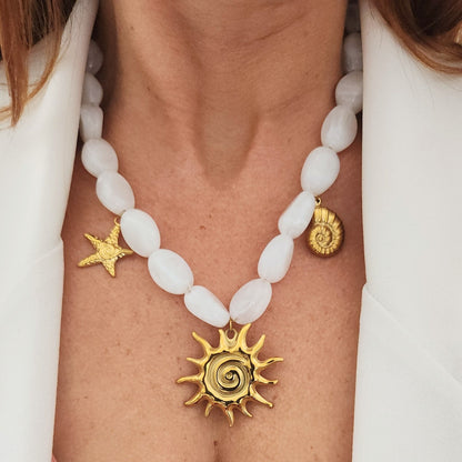 collier bohème chic inspiration bord de mer vacances plage