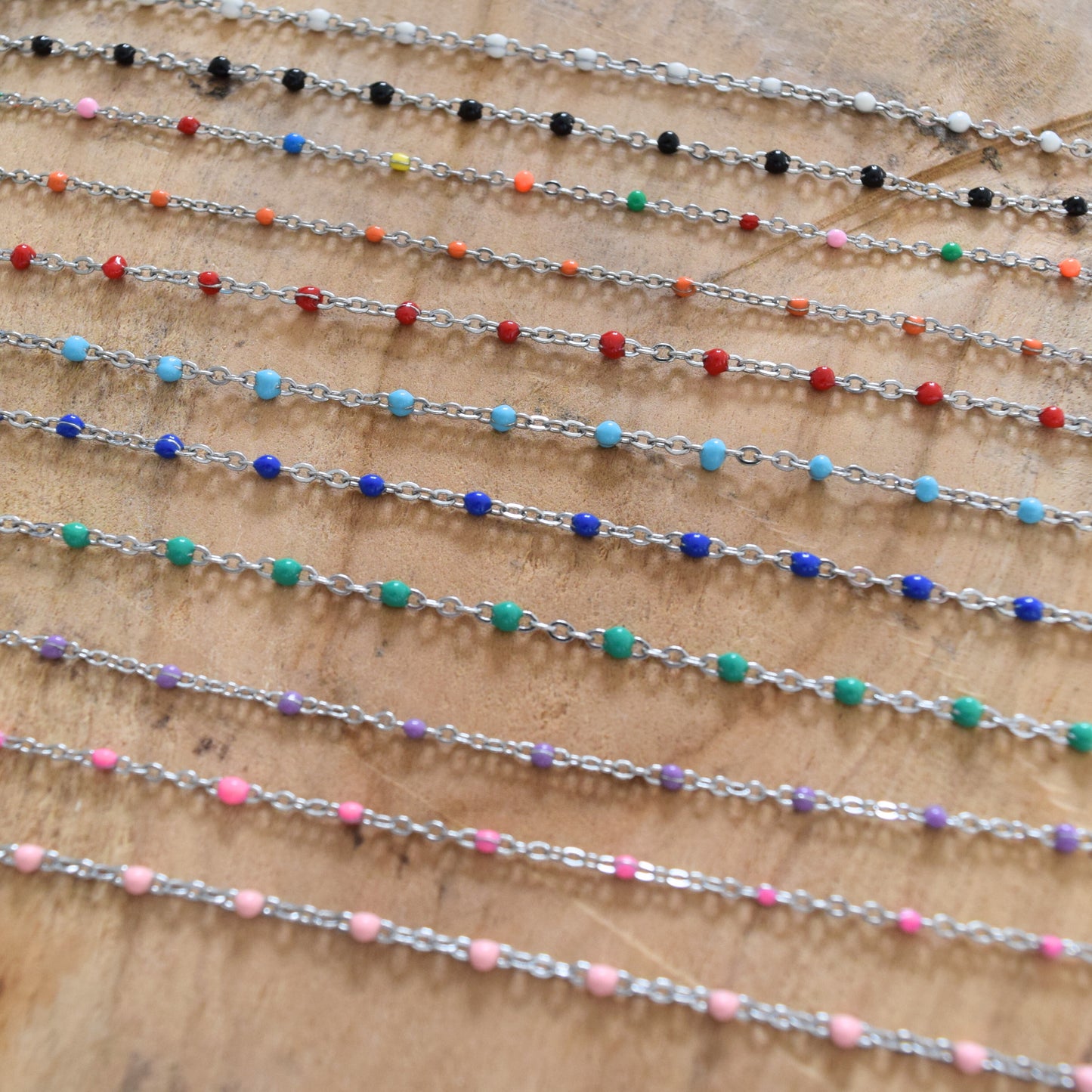 bracelet cheville doré été