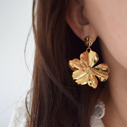 Boucles d'oreilles Flower