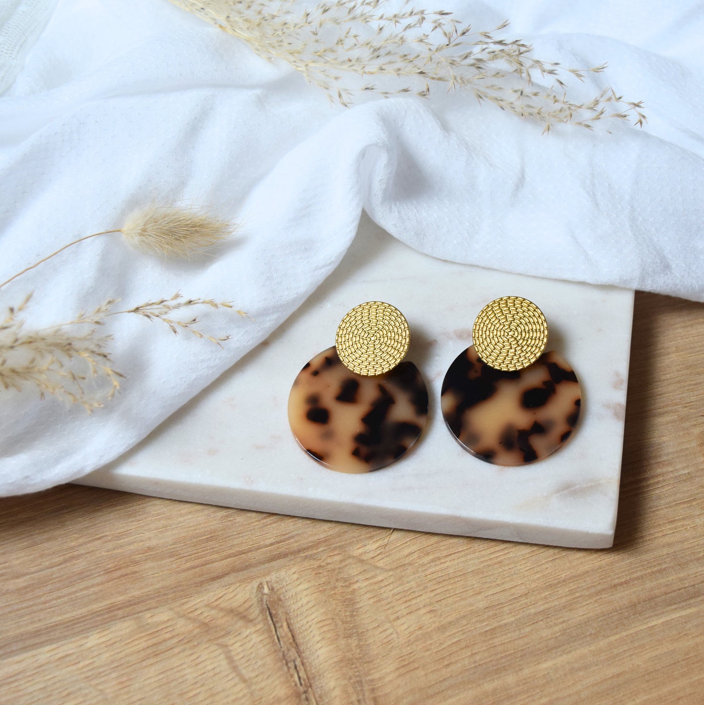 Boucles d'oreilles Leo