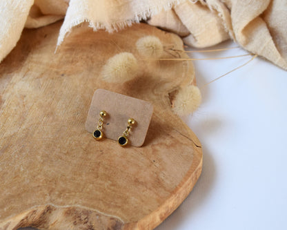 Boucles d'oreilles Black